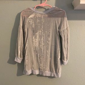 Splendid light blue crushed velvet dress size 3T